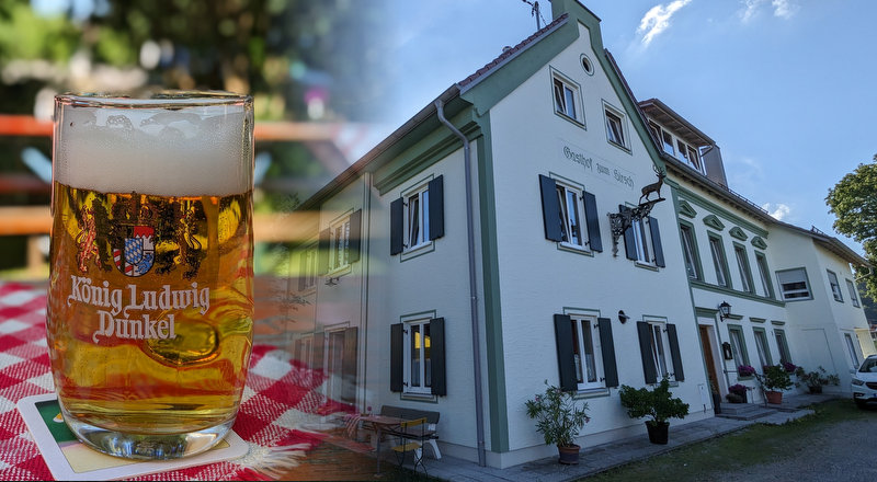 Biergarten Hirsch in Baisweil