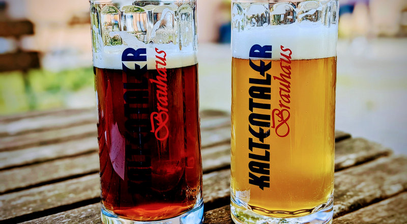 Biergartenbesuch im Kaltentaler Brauhaus