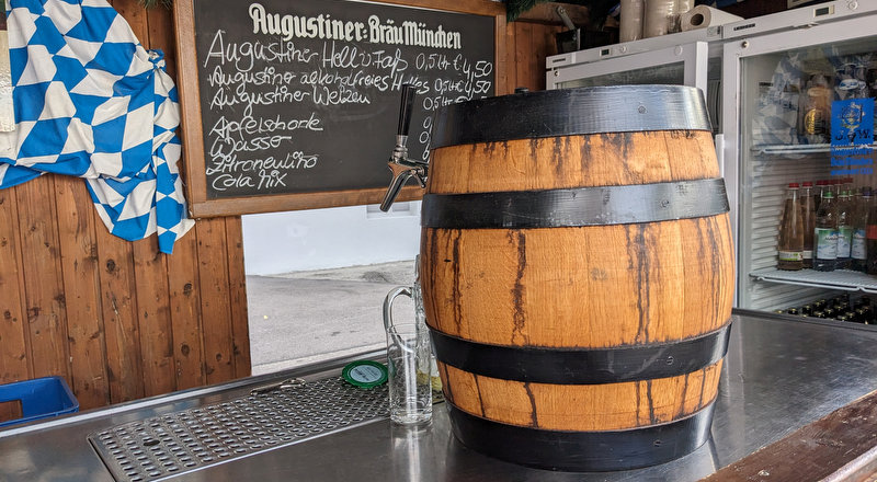 Ausschank Marktgaststätte auf dem Stadtmarkt Augsburg